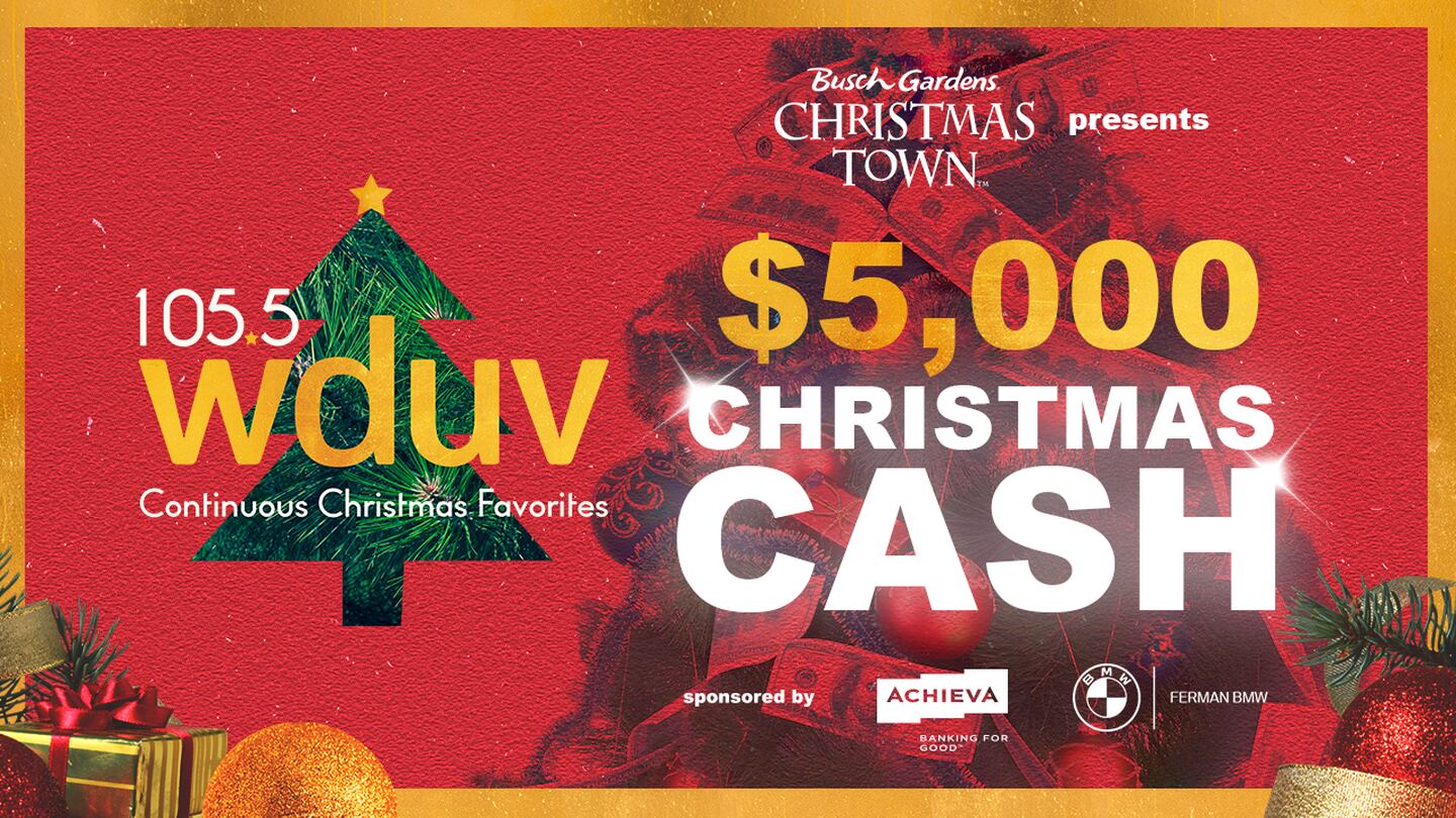 105.5 The Dove’s $5,000 Christmas Cash!