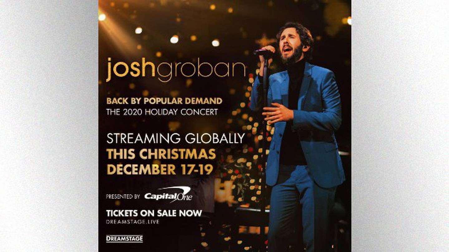 The second 'Noël' Josh Groban's Christmas livestream makes a return