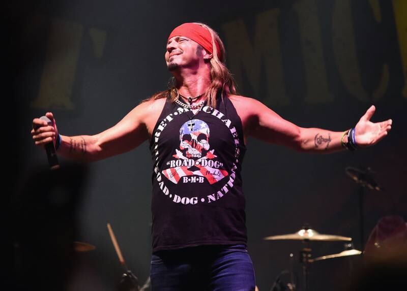 FOREST CITY, IA - MAY 25:  Bret Michaels performs at Tree Town Music Festival - Day 1 on May 25, 2017 in Forest City, Iowa.  (Photo by Rick Diamond/Getty Images for Tree Town Music Festival)
