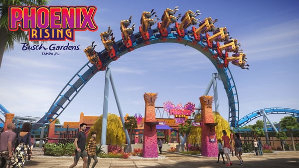 Busch Gardens Phoenix Rising!