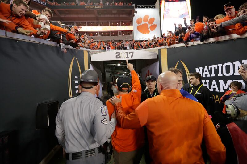 2017 CFP National Championship Clemson Tigers Alabama Crimson Tide