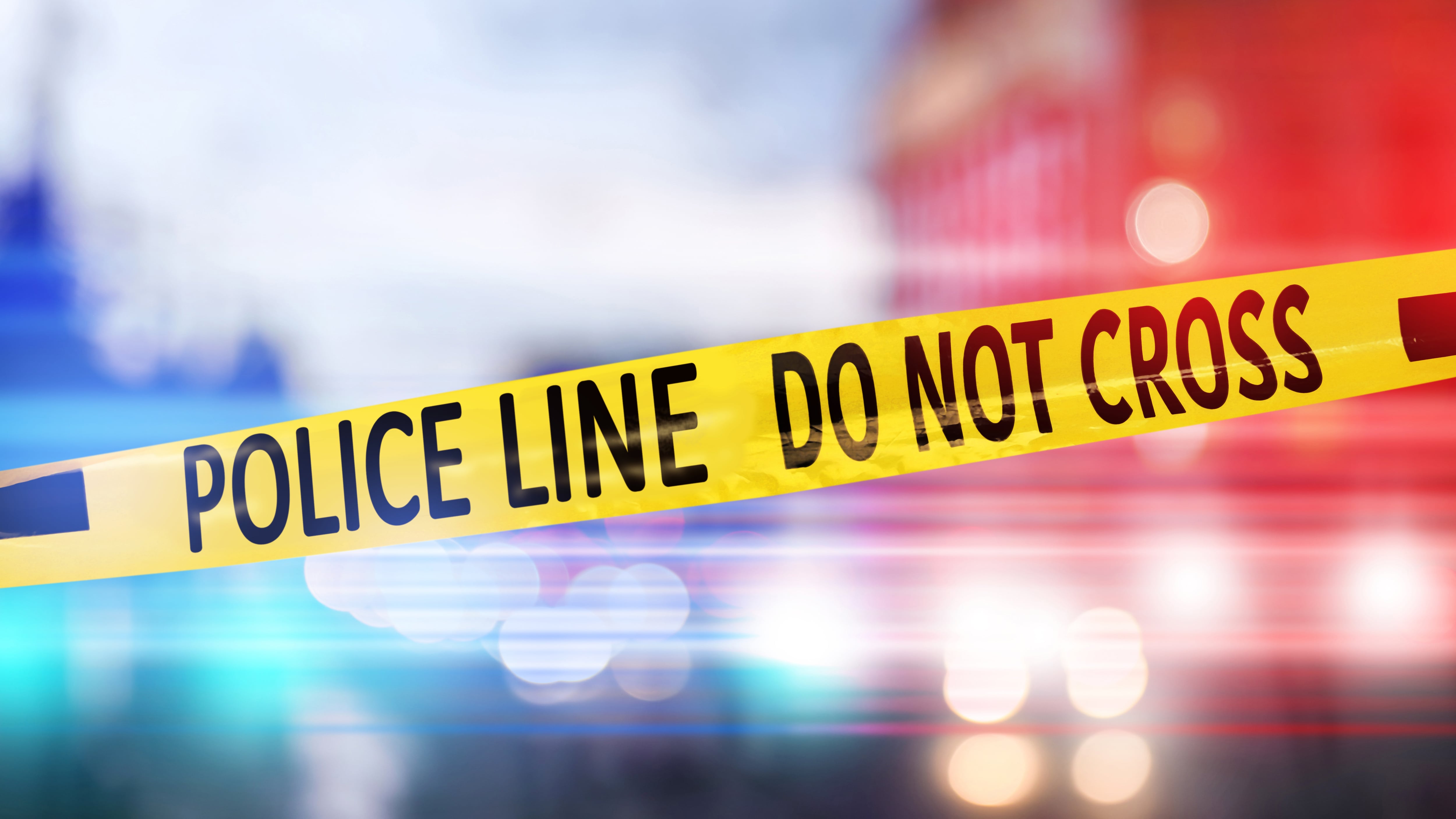 Yellow law enforcement tape