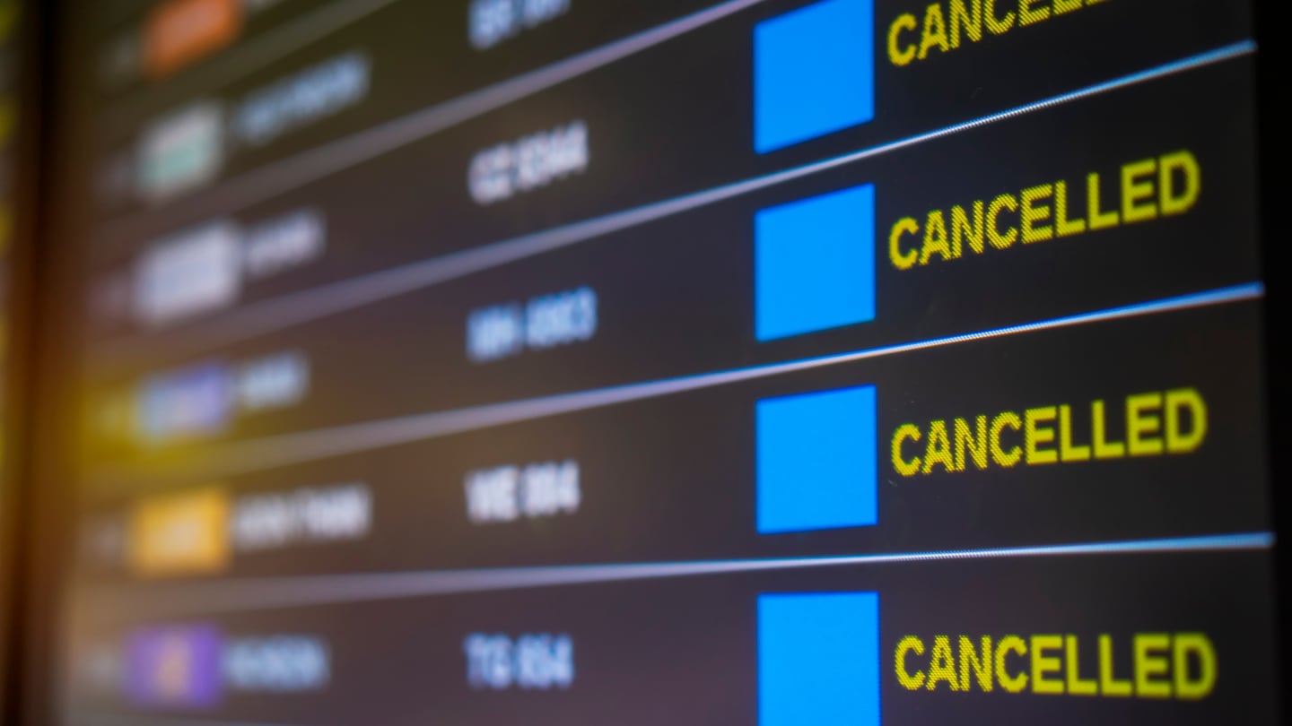 Flight status board