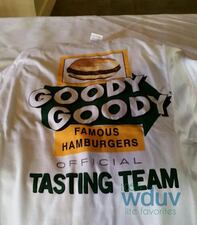 A t-shirt that will always be clean...except for a touch of that sauce!