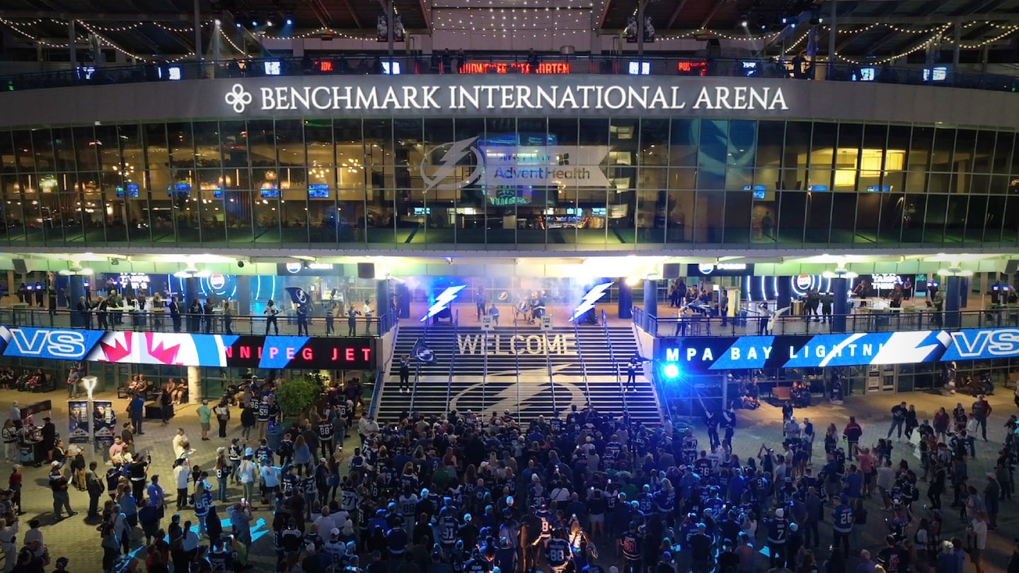 WHPT 102.5 The Bone NHL Tampa Bay Lightning Vinik Sports Group Benchmark International Arena